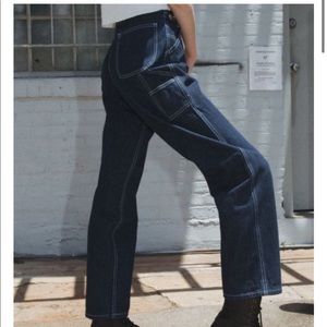 Brandy Melville Talia Dark wash Carpenter Jeans